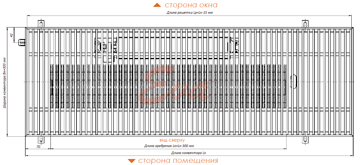 Конвекторы Россия КВ 90 303